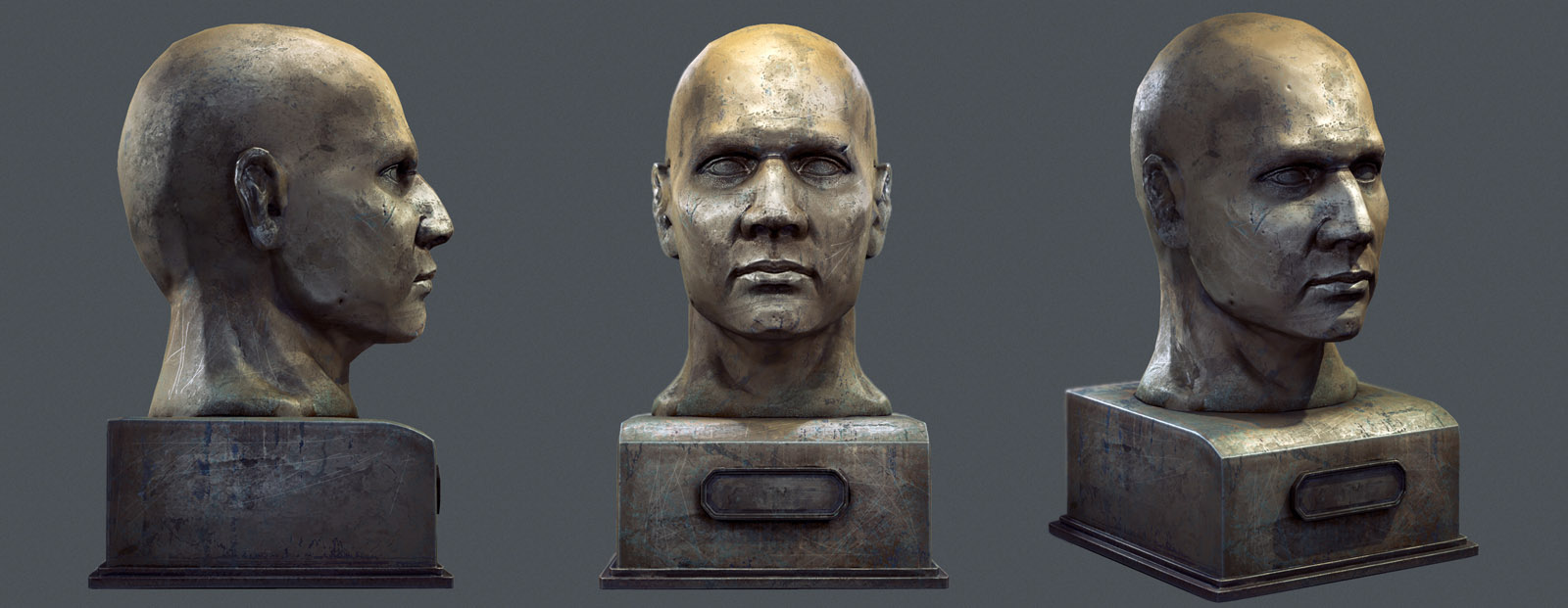 Prop statue head